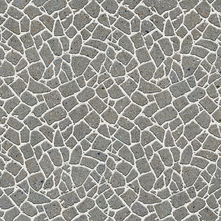 Stand On Gedruckte Bodenfliese - Flagstone Gray