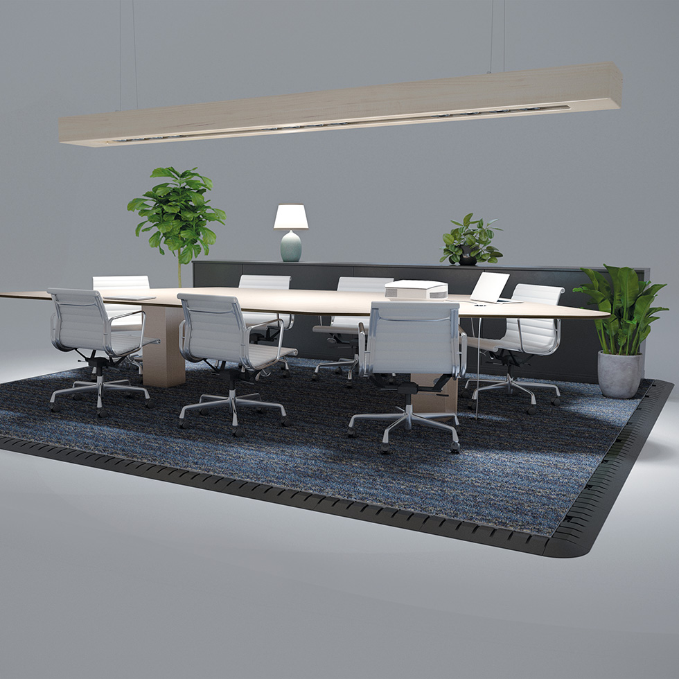 Stand on expo floor is perfect for offices. Stand on floor - exhibition floors